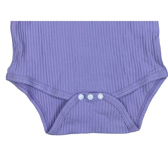 Shenzhen Toddler Girl's Green and Purple 3-Piece Florals Set Sz 3-6M - Picture 5 of 16